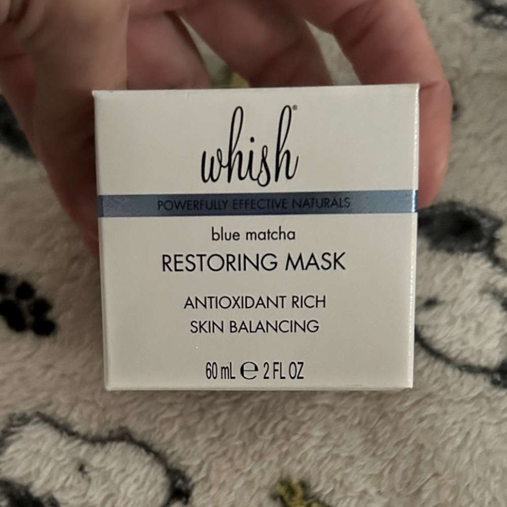 Whish blue matcha Restoring Mask unopened in original packaging